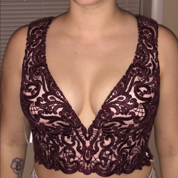 2 PIECE PROM DRESS - Picture 2 of 8